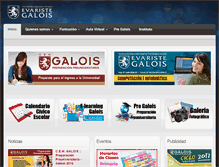 Tablet Screenshot of galois.edu.pe